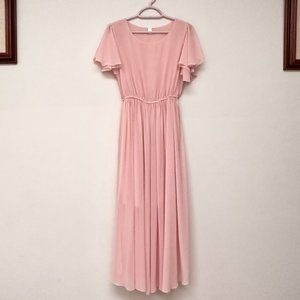 Pink Midi Dress